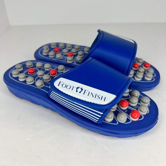Foot Finish Plantar Fasciitis Relief Acupressure Size 38 Foot Reflexology Slides - Picture 2 of 10
